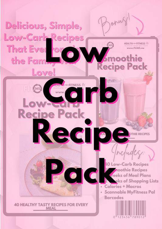 Delicious Low Carb Recipe Pack PLUS BONUS Smoothie Recipe Pack!