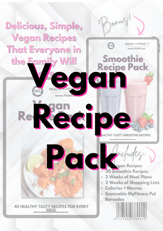 Delicious, Simple, Vegan Recipe Pack PLUS BONUS Smoothie Recipe Pack